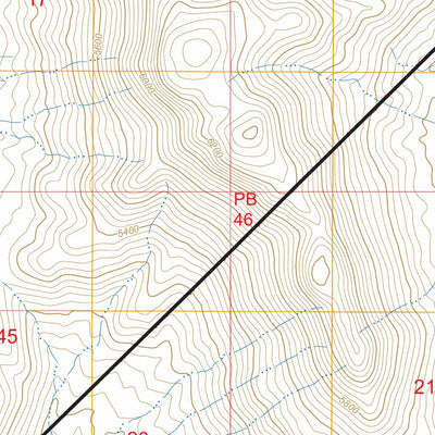 Sevenmile Mountains, AZ FSTopo Preview 3
