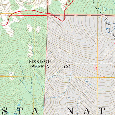 Seven Lakes Basin, CA FSTopo Preview 2