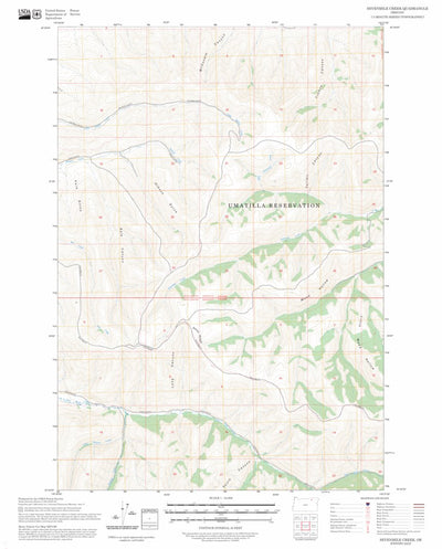 Sevenmile Creek, OR FSTopo Preview 1