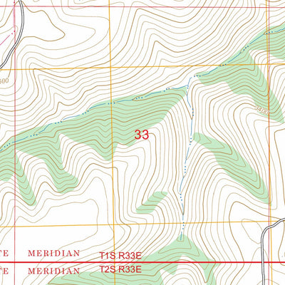 Sevenmile Creek, OR FSTopo Preview 2