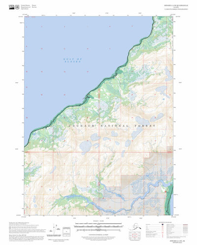 Seward A-2 SE, AK FSTopo Preview 1