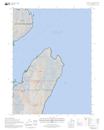 Seward A-3 SE, AK FSTopo Preview 1