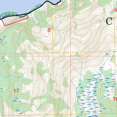 Seward A-4 SE, AK FSTopo Preview 3