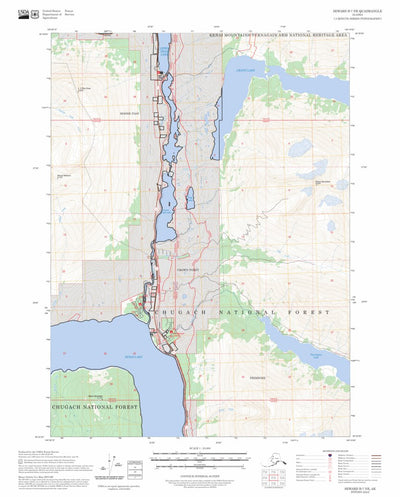 Seward B-7 NE, AK FSTopo Preview 1