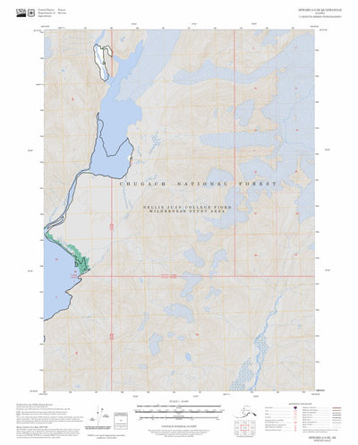 Seward A-6 SE, AK FSTopo Preview 1