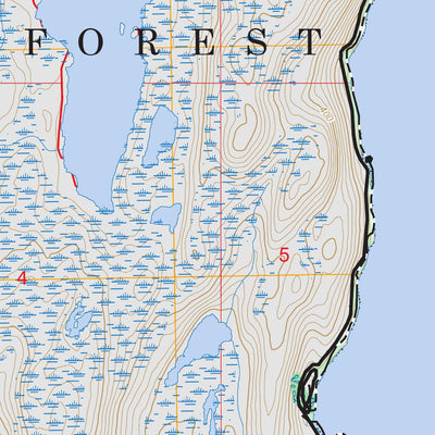 Seward B-3 SW, AK FSTopo Preview 2