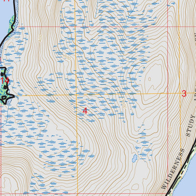 Seward B-3 SW, AK FSTopo Preview 3