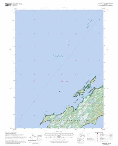 Seward B-2 SE, AK FSTopo Preview 1