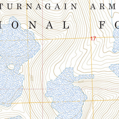 Seward B-6 NW, AK FSTopo Preview 2