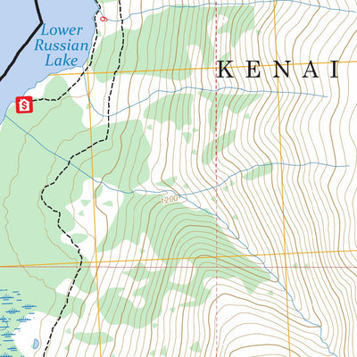 Seward B-8 NW, AK FSTopo Preview 3