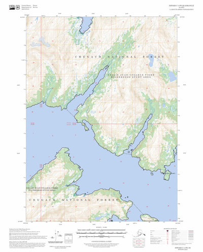 Seward C-4 SW, AK FSTopo Preview 1