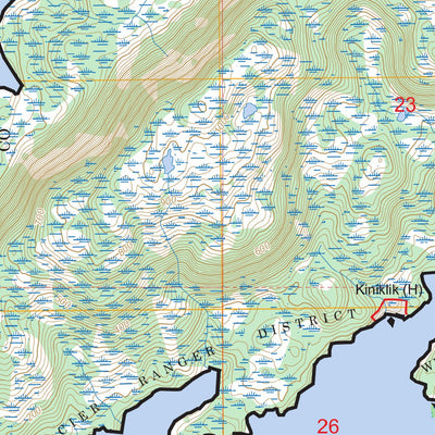 Seward D-2 SW, AK FSTopo Preview 3