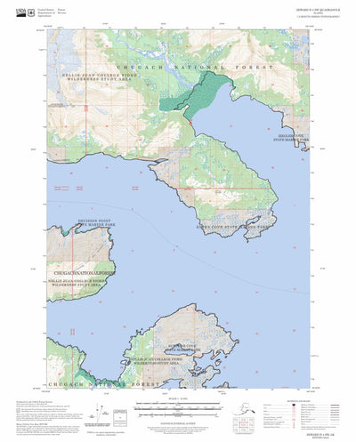 Seward D-4 SW, AK FSTopo Preview 1
