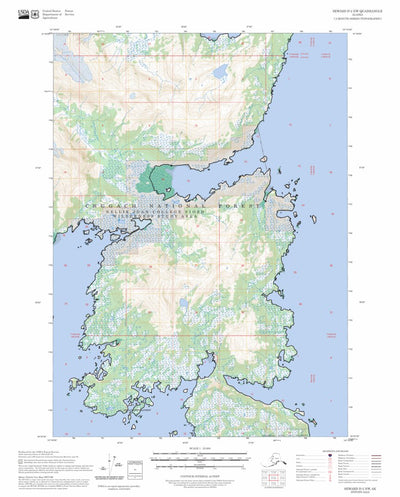 Seward D-2 NW, AK FSTopo Preview 1