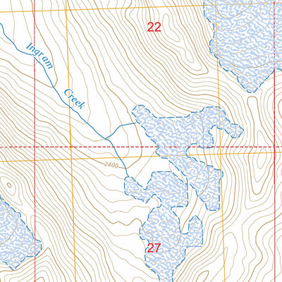 Seward D-6 SW, AK FSTopo Preview 3
