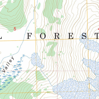 Seward D-5 SW, AK FSTopo Preview 2