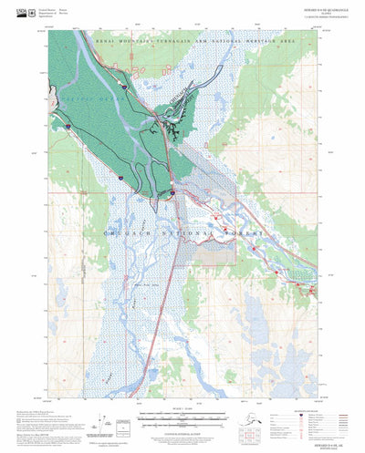 Seward D-6 SE, AK FSTopo Preview 1