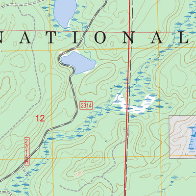 Shadow Lake, WI FSTopo Preview 2