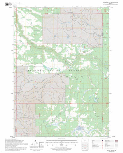 Shake Butte, OR FSTopo Preview 1