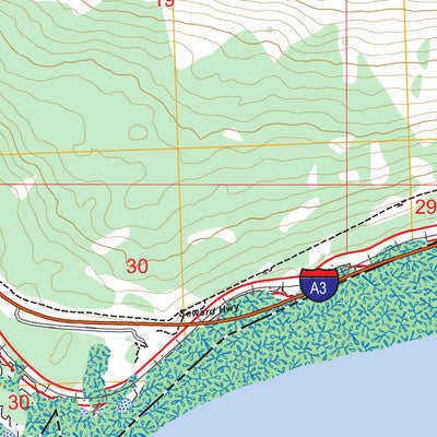Seward D-7 NE, AK FSTopo Preview 2