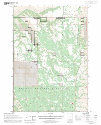Shamrock Creek, OR FSTopo Preview 1