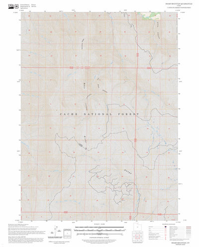 Sharp Mountain, UT FSTopo Preview 1