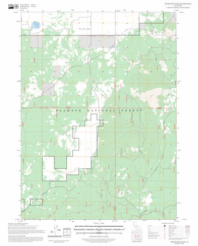 Sharp Mountain, CA FSTopo Preview 1
