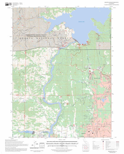 Shasta Dam, CA FSTopo Preview 1