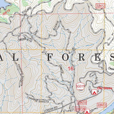 Shasta Dam, CA FSTopo Preview 3