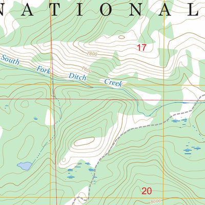Shadow Mountain, WY FSTopo Preview 2