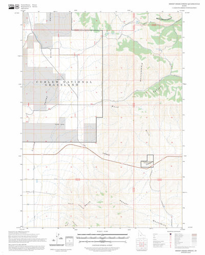 Sheep Creek Spring, ID FSTopo Preview 1