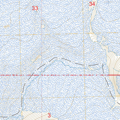 Seward D-5 NE, AK FSTopo Preview 3