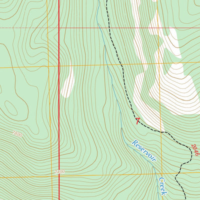 Shaw Mountain, MT FSTopo Preview 3