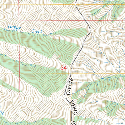 Sheep Creek Divide, OR FSTopo Preview 2