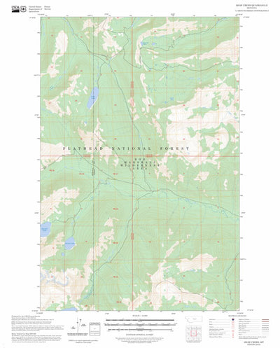 Shaw Creek, MT FSTopo Preview 1
