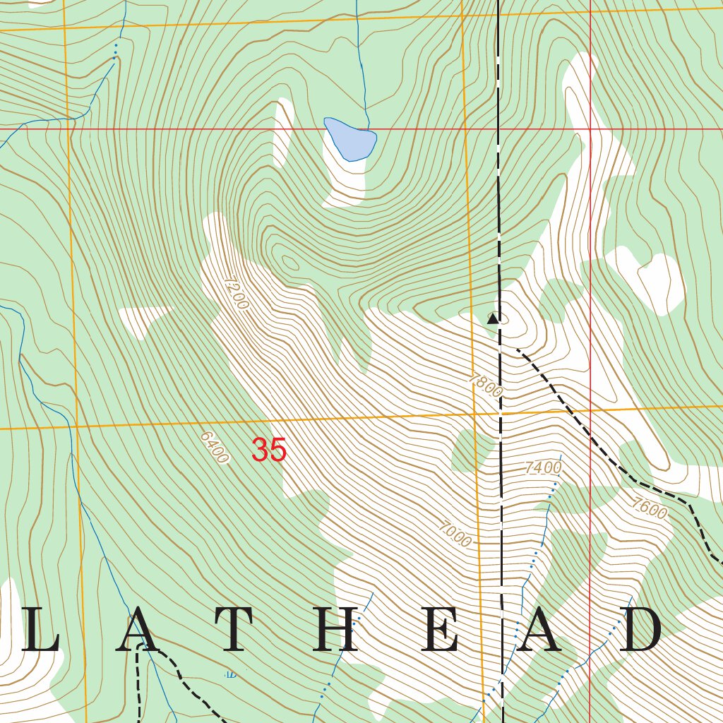 Shaw Serviceability Map Shaw Creek, MT FSTopo Map by US Forest Service - Topo | Avenza Maps
