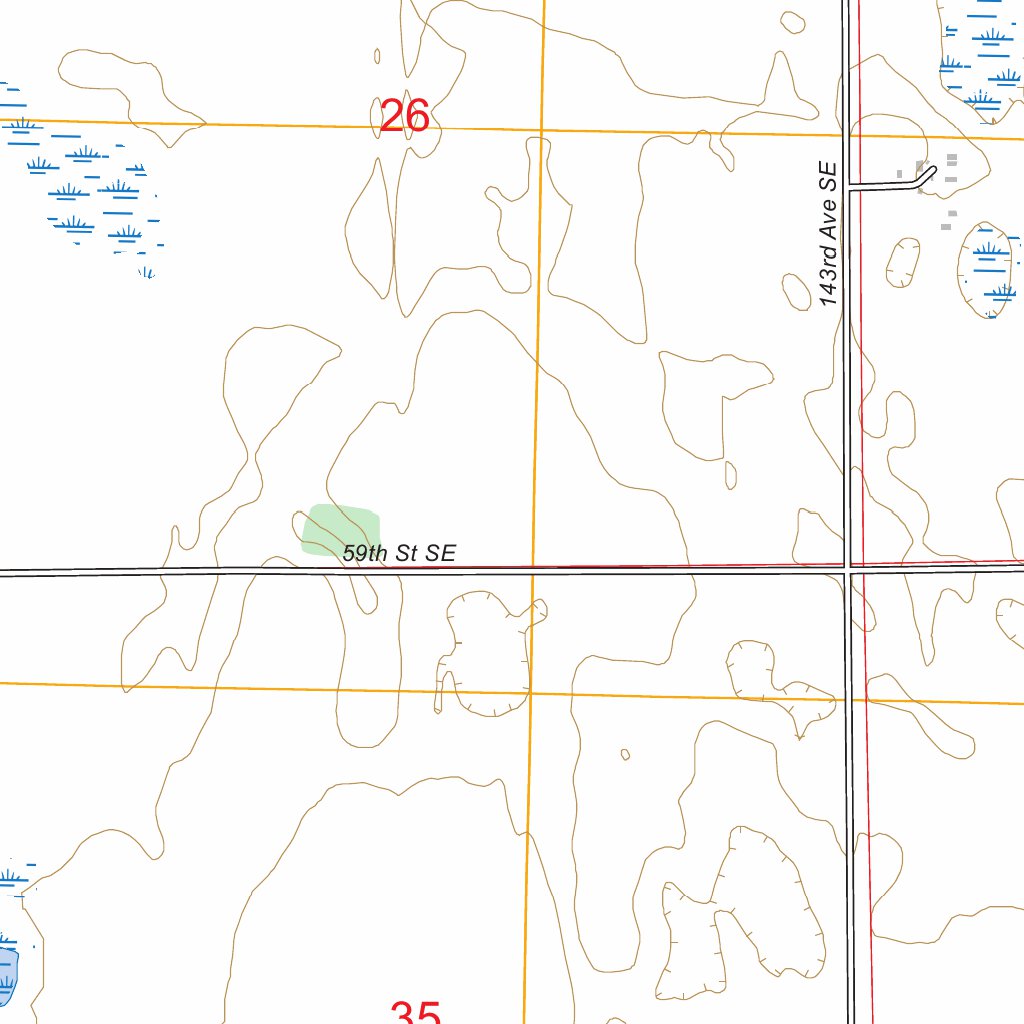 Sheldon, ND FSTopo Map by US Forest Service - Topo | Avenza Maps