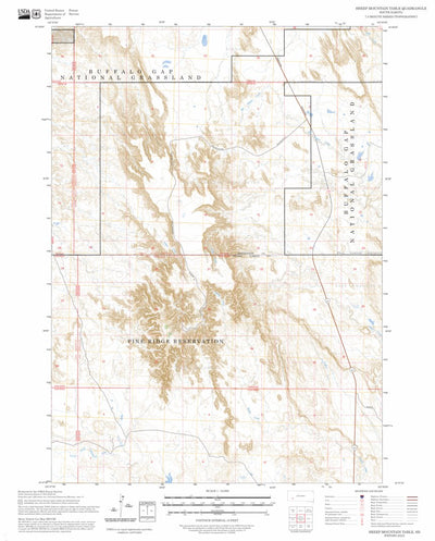 Sheep Mountain Table, SD FSTopo Preview 1