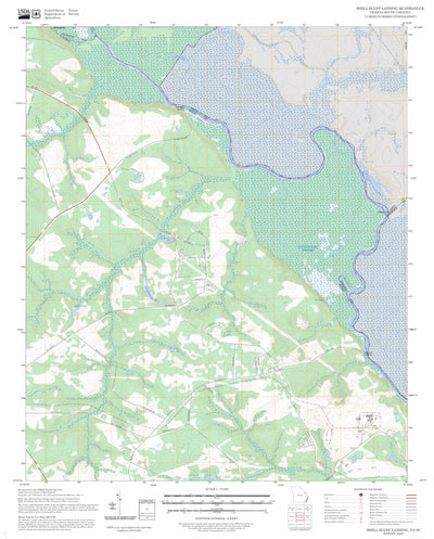 Shell Bluff Landing, GA-SC FSTopo Preview 1