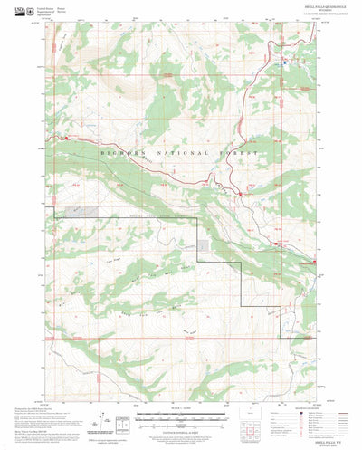 Shell Falls, WY FSTopo Preview 1