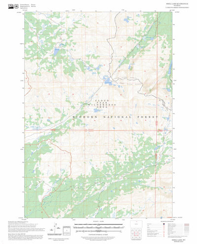 Shell Lake, WY FSTopo Preview 1