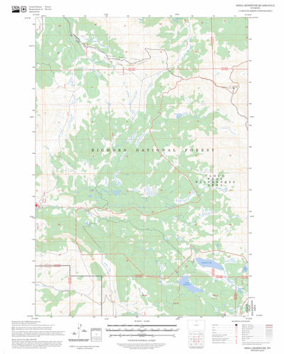 Shell Reservoir, WY FSTopo Preview 1