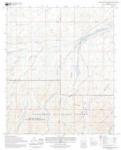 Shingle Mill Mountain, AZ FSTopo Preview 1