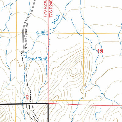Shingle Mill Mountain, AZ FSTopo Preview 2