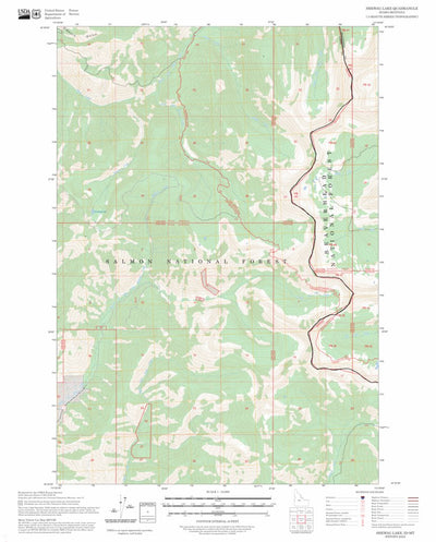 Shewag Lake, ID-MT FSTopo Preview 1