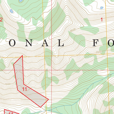 Shewag Lake, ID-MT FSTopo Preview 2