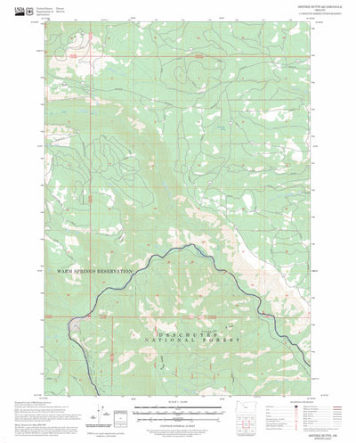 Shitike Butte, OR FSTopo Preview 1