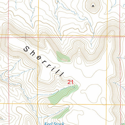 Sherrill Hills, WY-NE FSTopo Preview 3