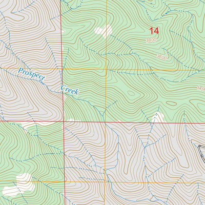 Shoeinhorse Mountain, CA FSTopo Preview 2