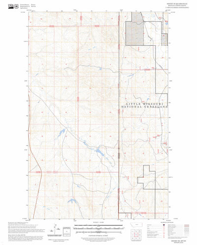 Sidney SE, MT-ND FSTopo Preview 1